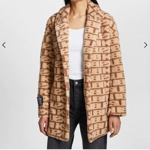 Ksubi Kamille Coat Signs Jacquard